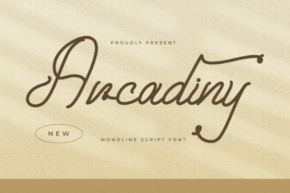 Arcadiny: A Handwritten Font That Elevates Digital Branding