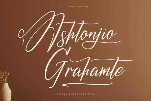 Ashtonjio Grahamte: A Luxury Script Font That Earns Its Place in Campaigns