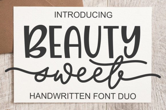 Beauty Sweet: A Font Duo That Elevates Real Small Business Branding