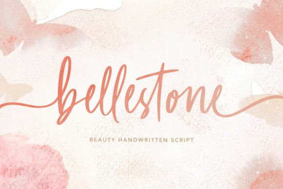 Bellestone: A Handwritten Script Font That Feels Like a Quiet Smile