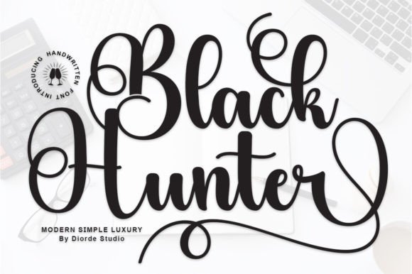 Black Hunter: A Premium Script Font for Scroll-Stopping Brand Content