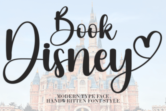 Book Disney: A Friendly Handwritten Font for Warm Brand Identities