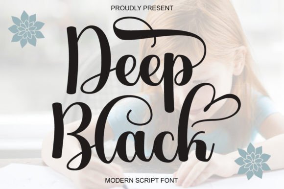 Deep Black: A Premium Script Font for Elegant Digital Branding