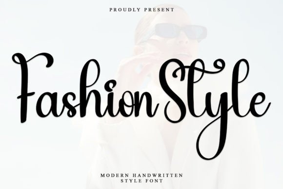 Fashion Style: An Elegant Script Font for Editorial Design