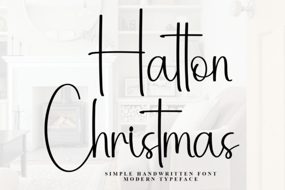 Font Choice That Speaks Volumes: Hatton Christmas in Action