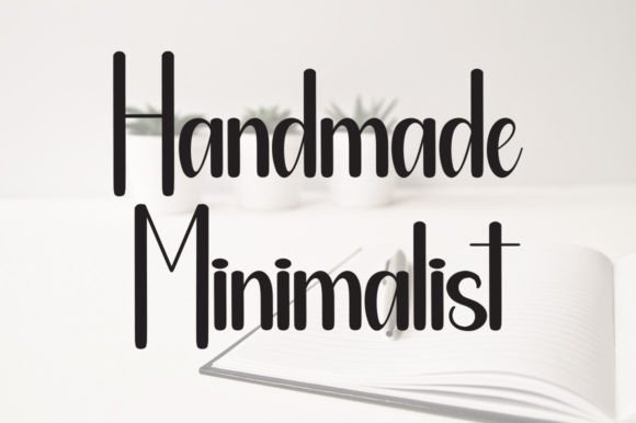 Handmade Minimalist: A Delightful Handwritten Typeface for Digital Branding
