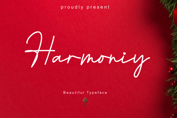 Harmoniy: A Refined Script Font for Editorial Design