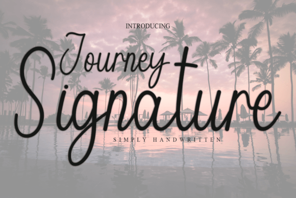 Journey Signature: A Playful Handwritten Font That Elevates Real Business Branding