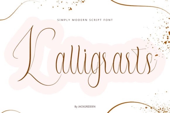 Kalligrarts: A Handcrafted Script Font for Makers & Sellers