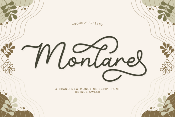 Monlare: A Refined Script Typeface for Digital Branding