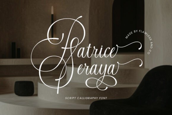 Patrice Seraya: A Graceful Script Font for Handmade Labels & Printables