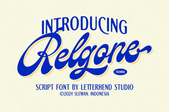 Relgone: A Premium Script Font for Small Business Branding