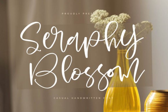 Seraphy Blossom: A Casual Handwritten Font That Feels Like Home