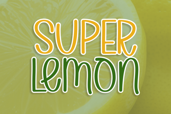 Super Lemon: A Handwritten Typeface That Cuts Through the Feed