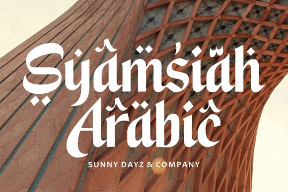 Syamsiah Arabic: A Premium Font for Elegant Brand Identity