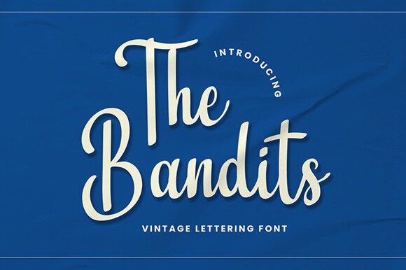 The Bandits: A Vintage Script Font That Feels Fresh