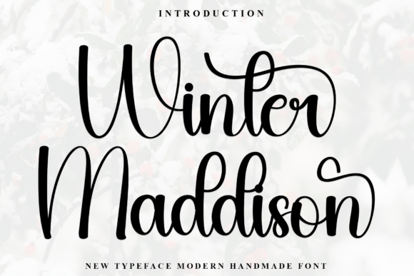 Winter Maddison: A Timeless Handwritten Font for Digital Branding