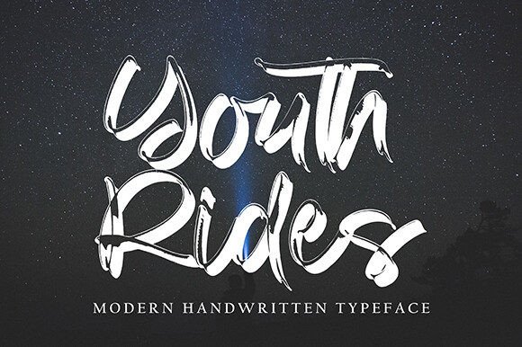 Youth Rides: A Thoughtful Script Font for Editorial Warmth